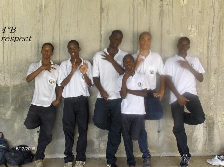 madelaine,j.marie,ulysse,labbé,lise et moi le + cour