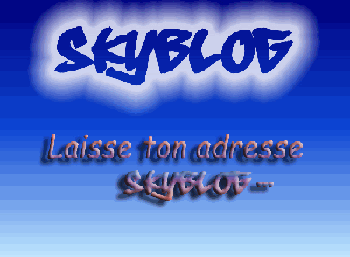 laisse ton adresse de blog